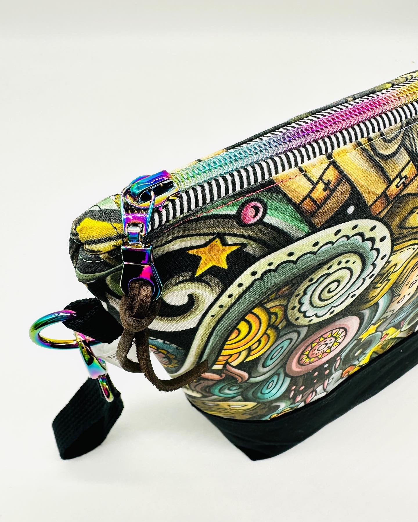 Extra large project bag - Hippie Doodle