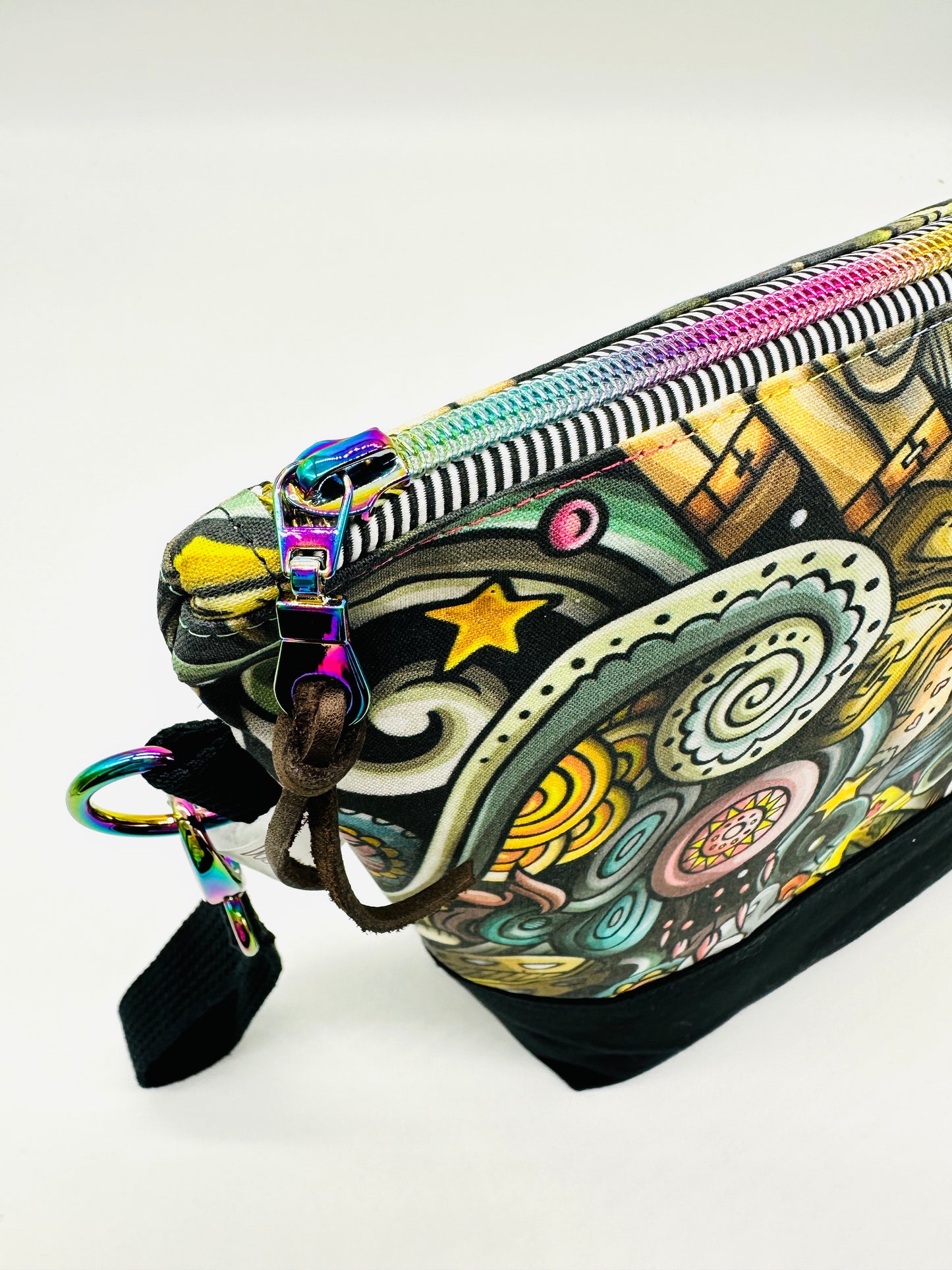 Extra large project bag - Hippie Doodle