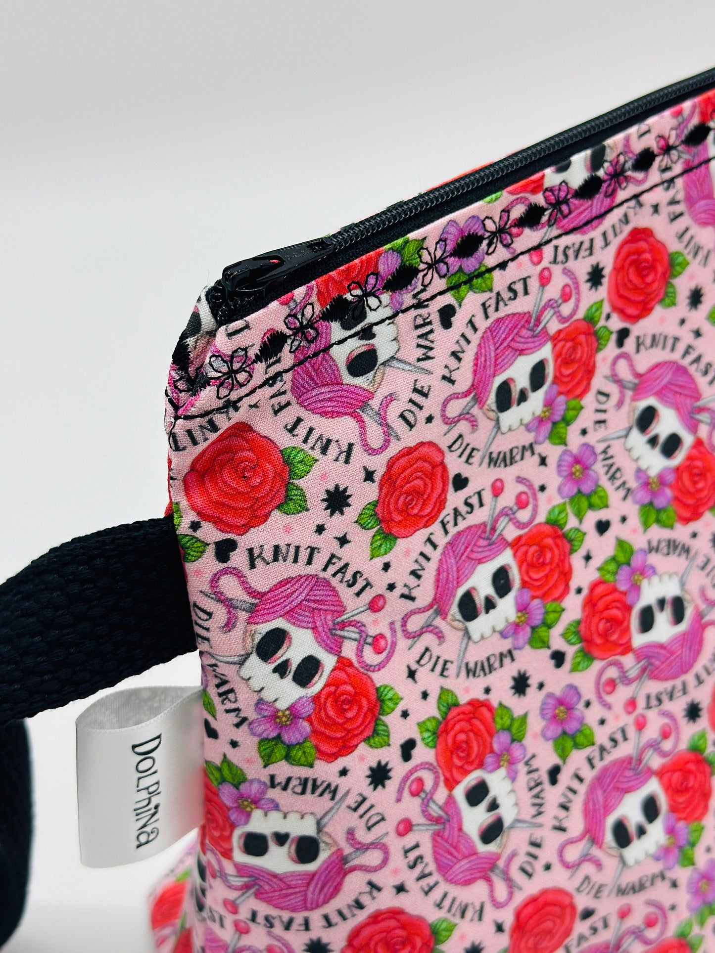 Large project bag - Knit Fast Die Warm