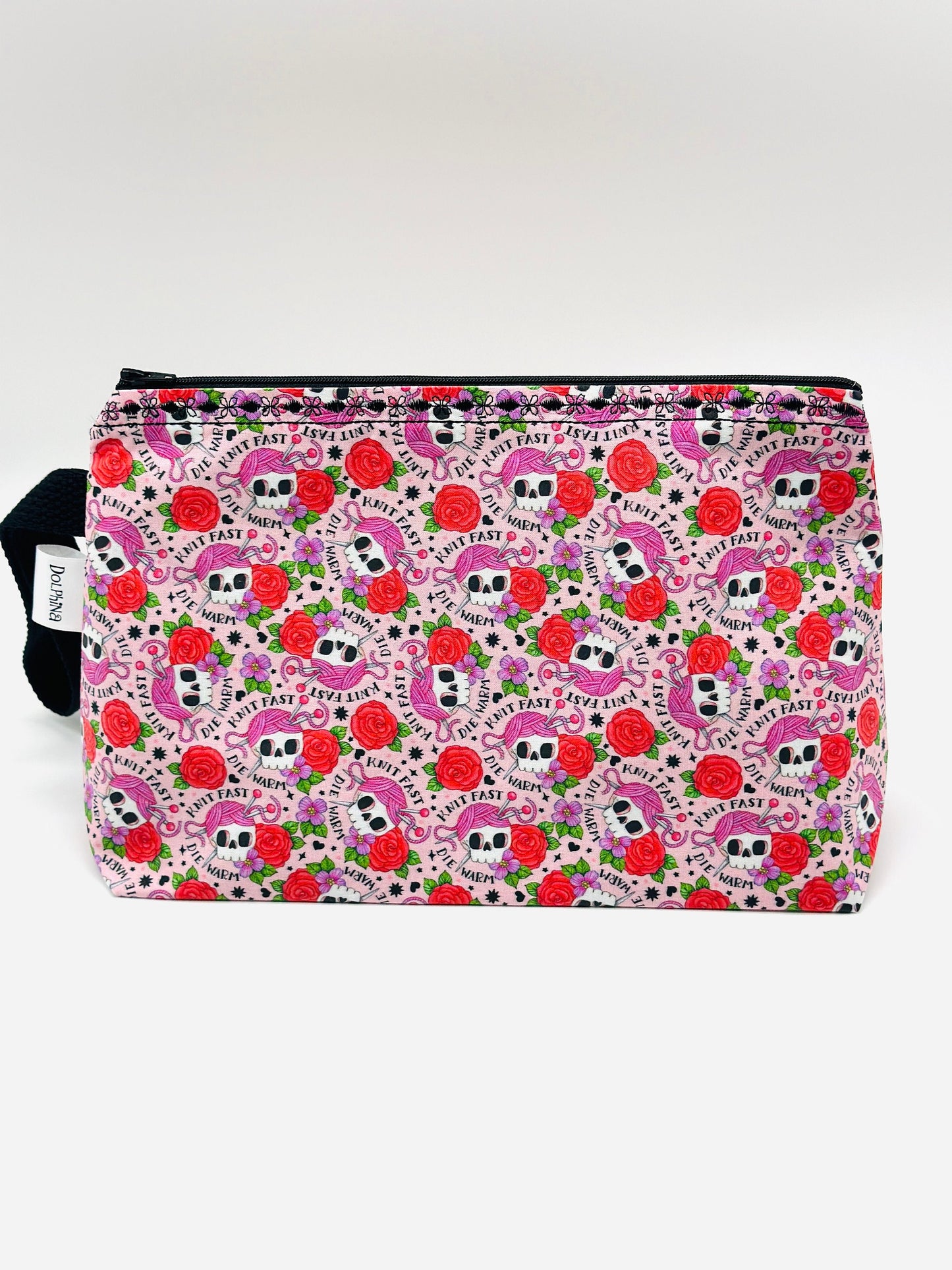 Large project bag - Knit Fast Die Warm