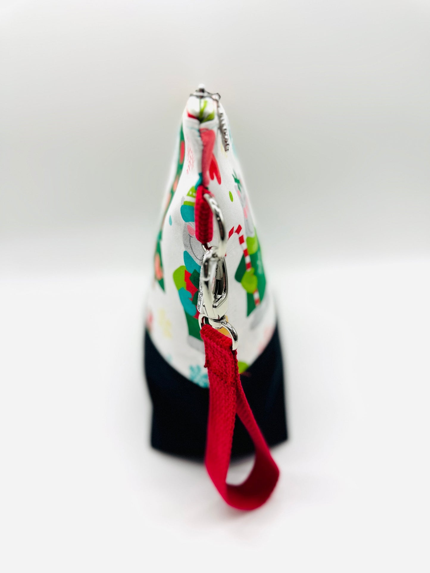 Extra large project bag - Christmas Kittens in Mittens