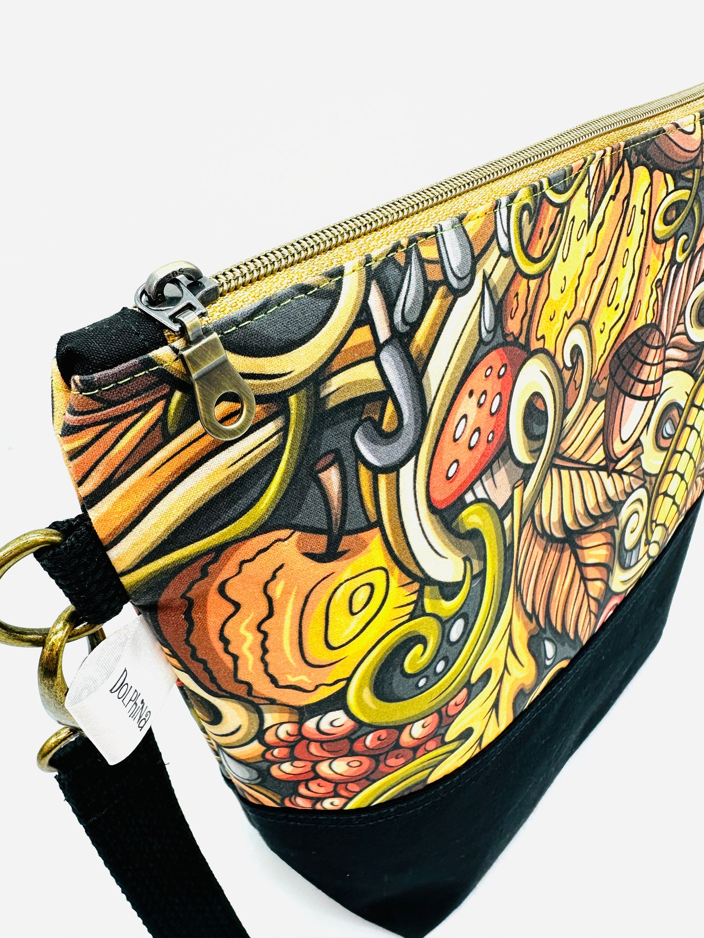 Extra large project bag - Harvest Doodle