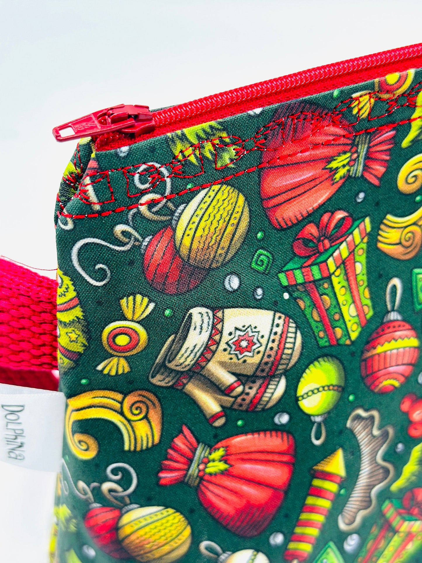 Large project bag - Christmas Doodle 2 no