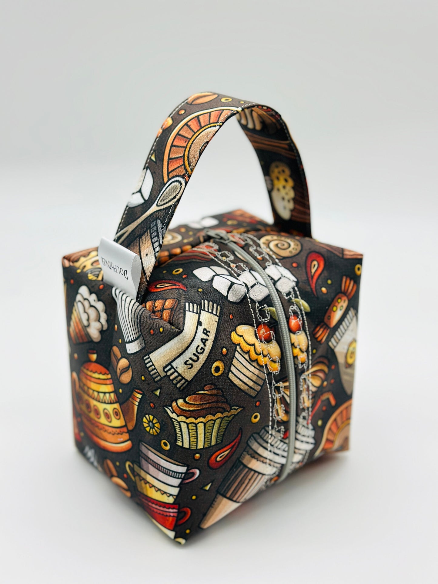 Box bag - Coffee Doodle 2