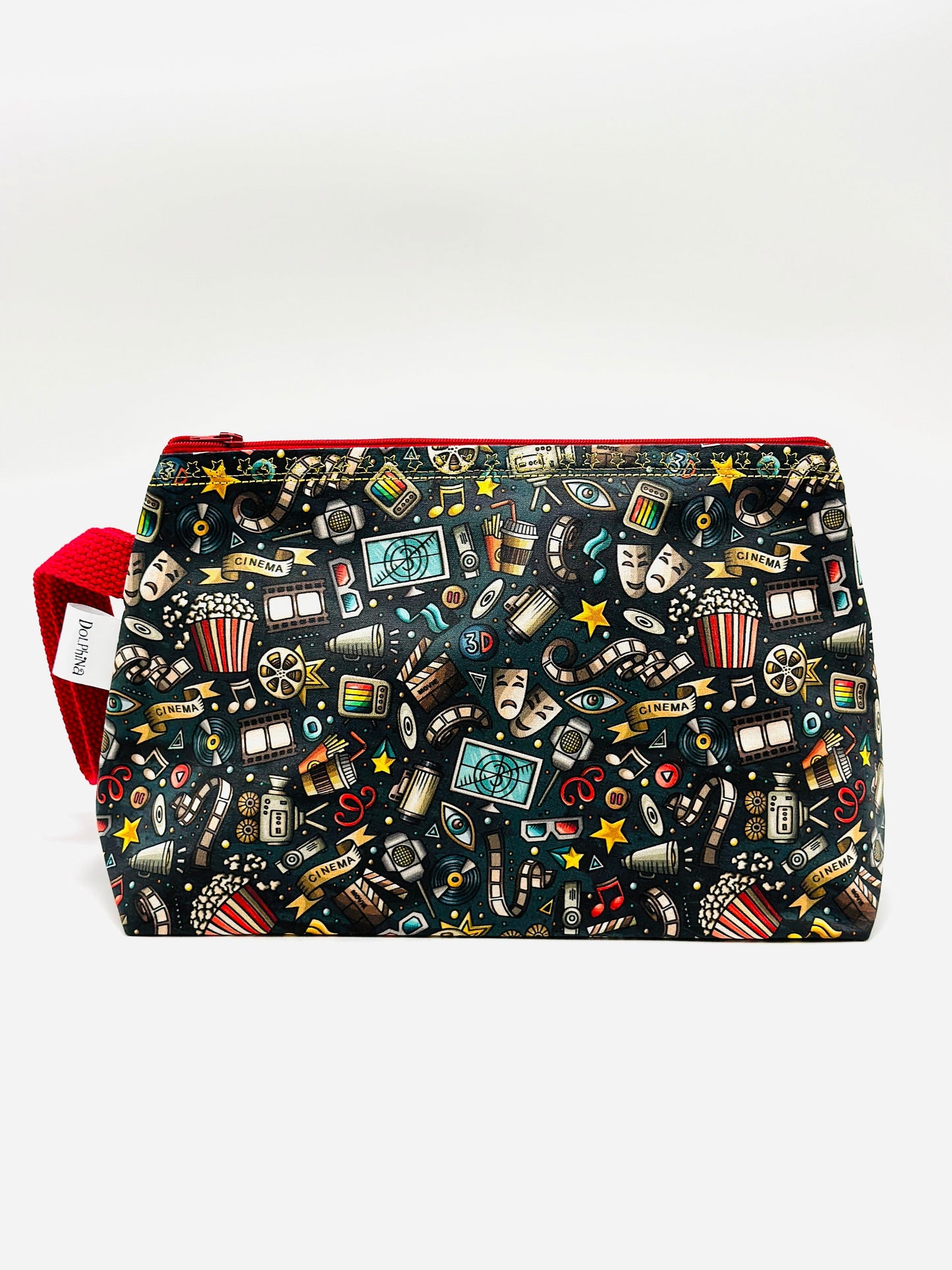Large project bag - Cinema Doodle