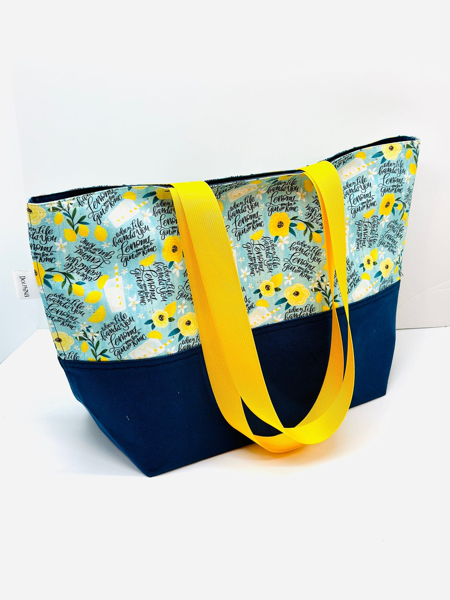 Large tote bag - Gin and Tonic