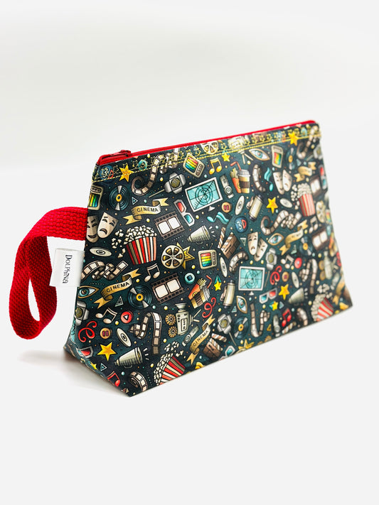 Large project bag - Cinema Doodle