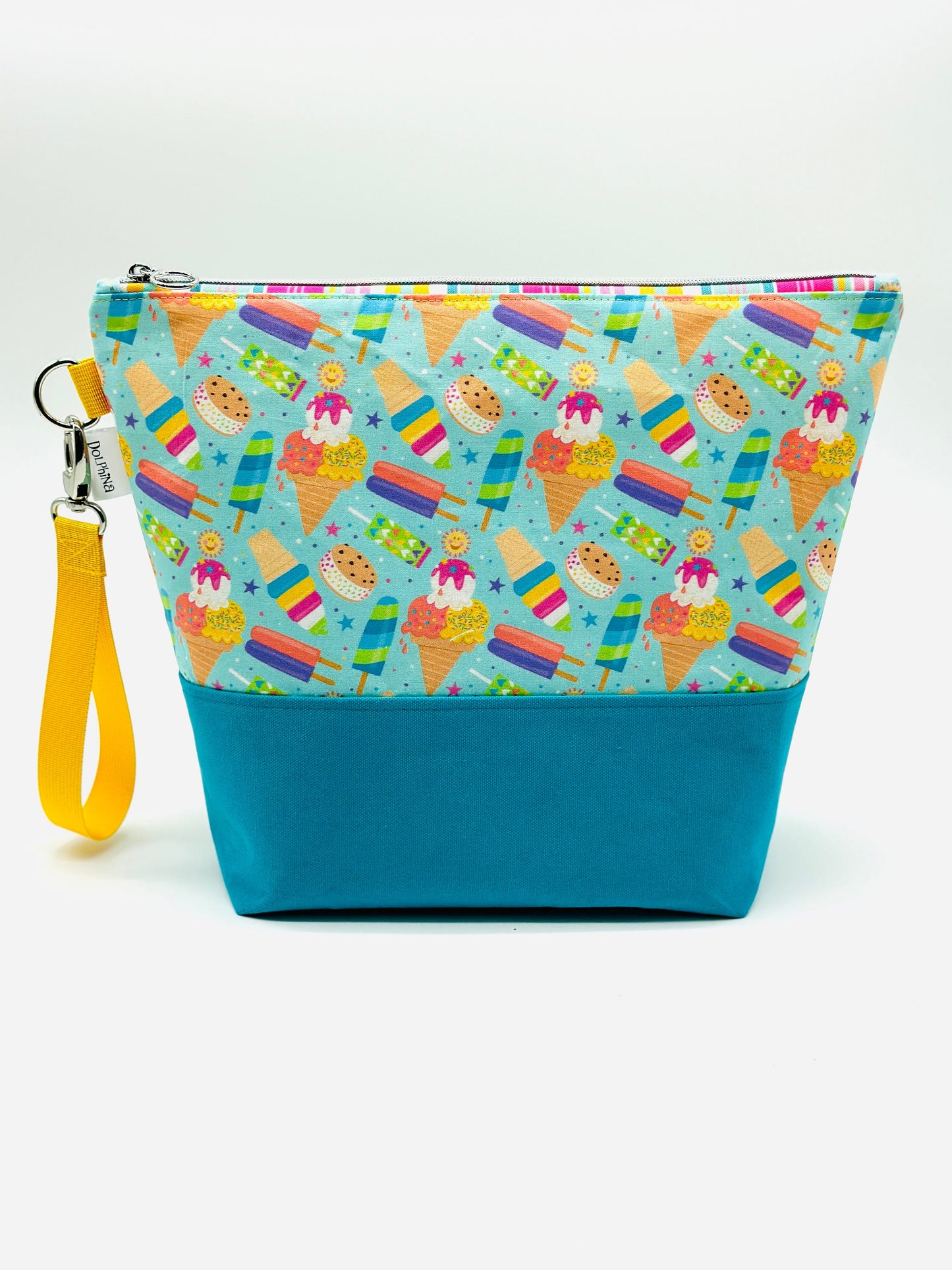 Extra large project bag - Colorful Ice Cream